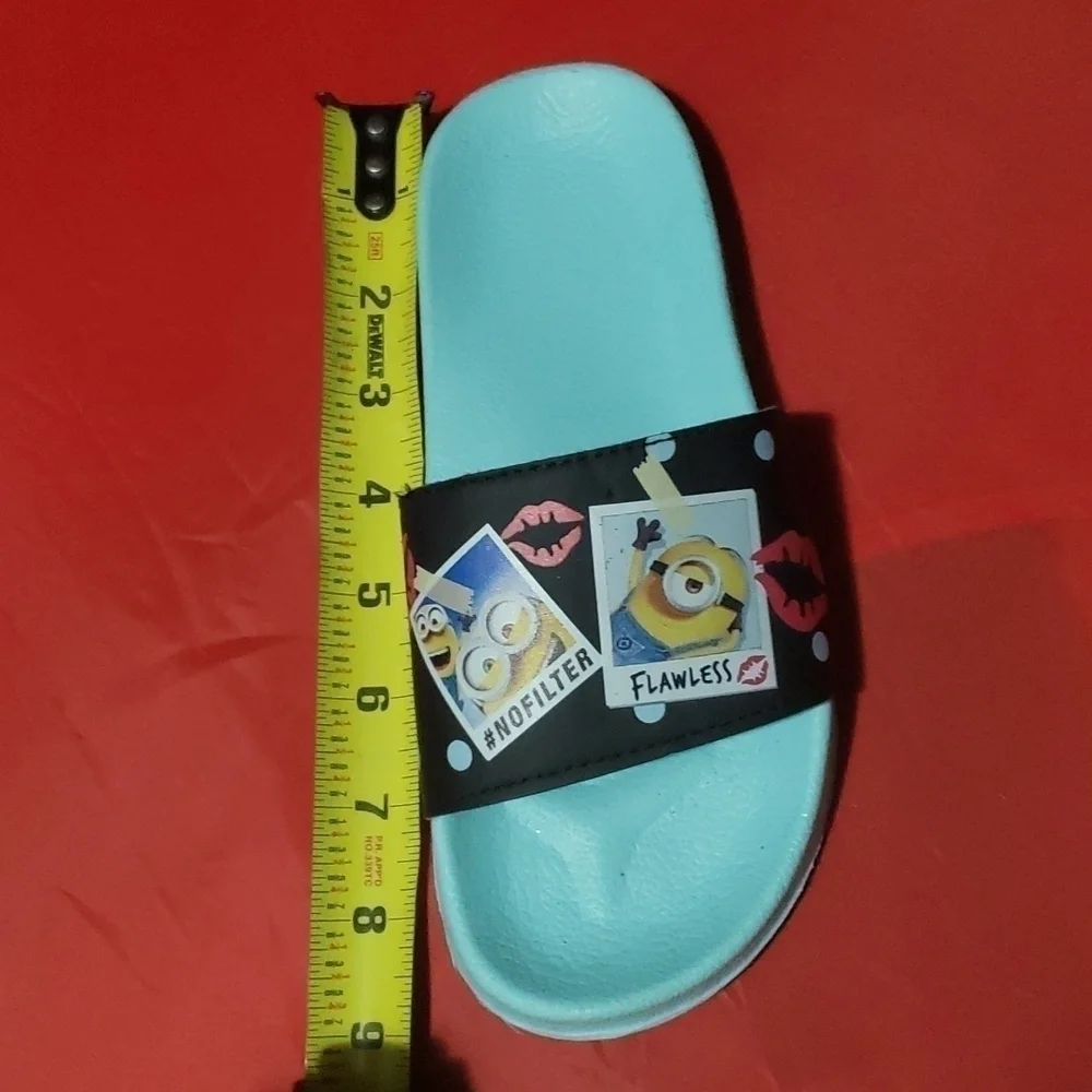 minions animated sandals for girls size 2